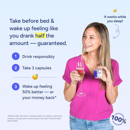 Cheers Restore | Supplement with DHM + L-Cysteine